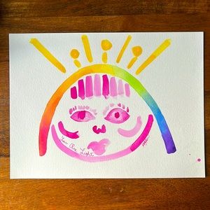 Original Rainbow 🌈 Watercolor Artwork